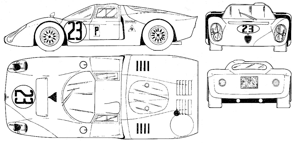 1968 Alfa Romeo Tipo 33/2