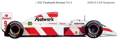 footwork-arrows-fa13-f1-1992