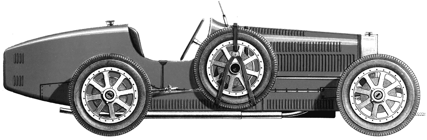 1930 Bugatti Type 35 GP OW blueprint
