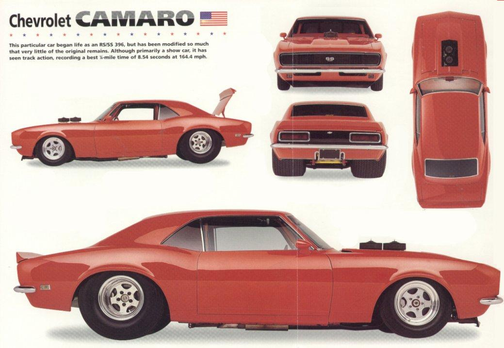 1968 Chevrolet Camaro RSSS Coupe blueprint