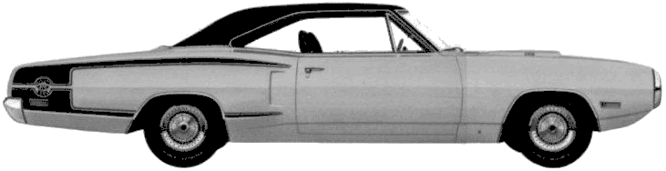 1970 Dodge Coronet Super Bee Hardtop Coupe blueprint