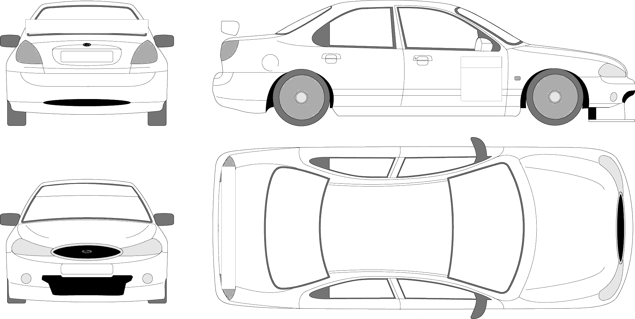 Ford mondeo blueprints #8