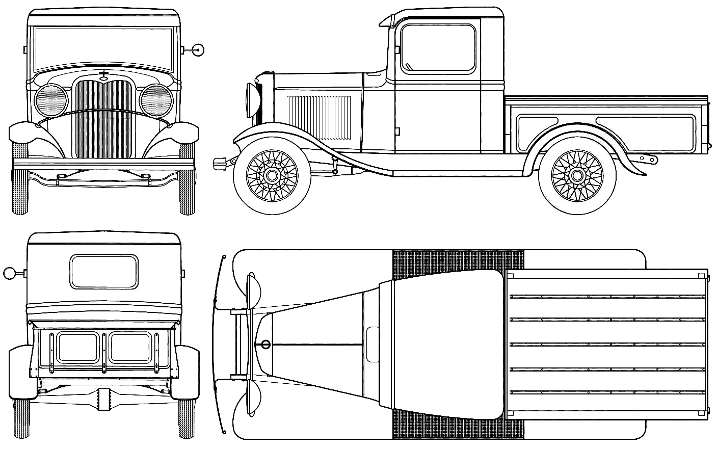 1932 Ford blueprint #3