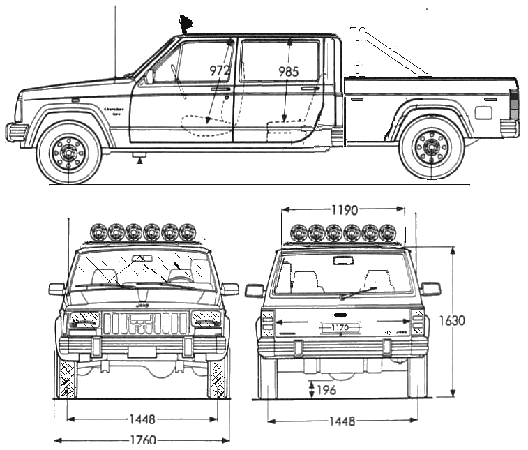 Jeep cherokee blueprints #4