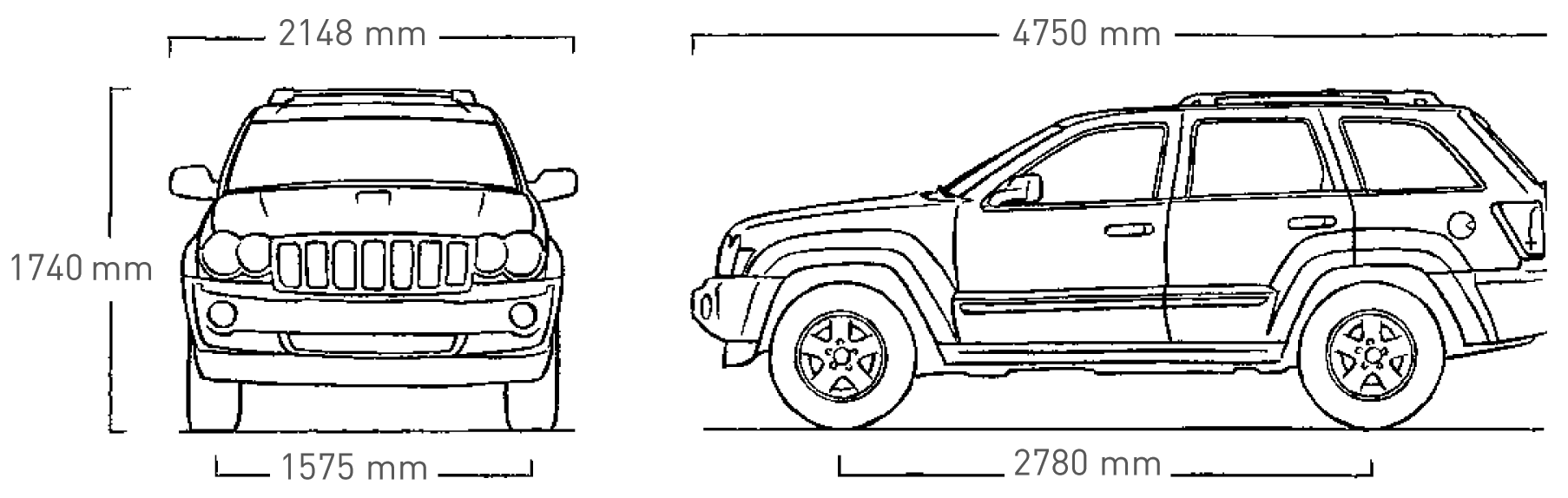 Jeep grand cherokee drawings #3
