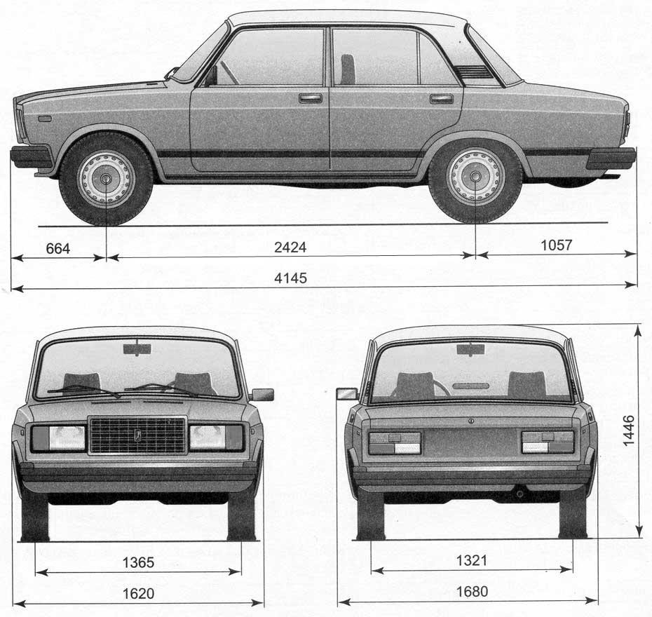 1982 Lada 2107 Riva Sedan