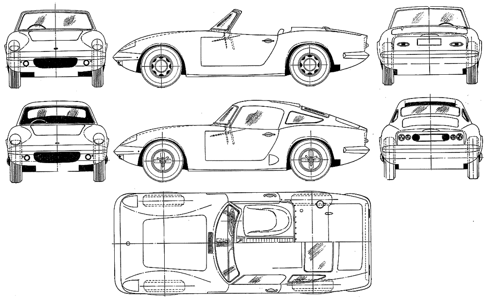 1962 Lotus Elan Roadster blueprint