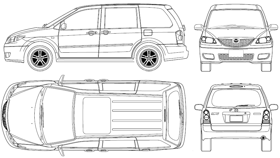 Mazda Mpv. 2005 Mazda MPV Minivan