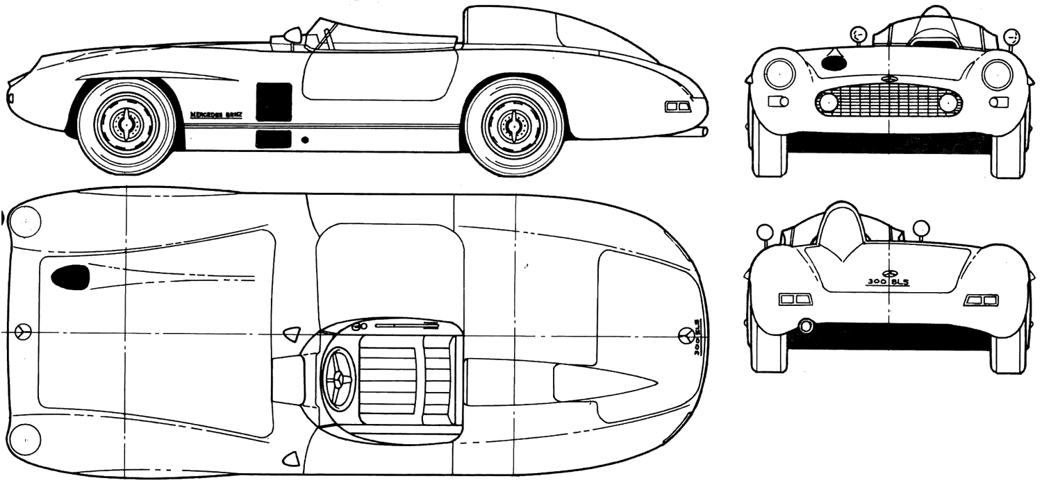 1955 MercedesBenz 300 SLS