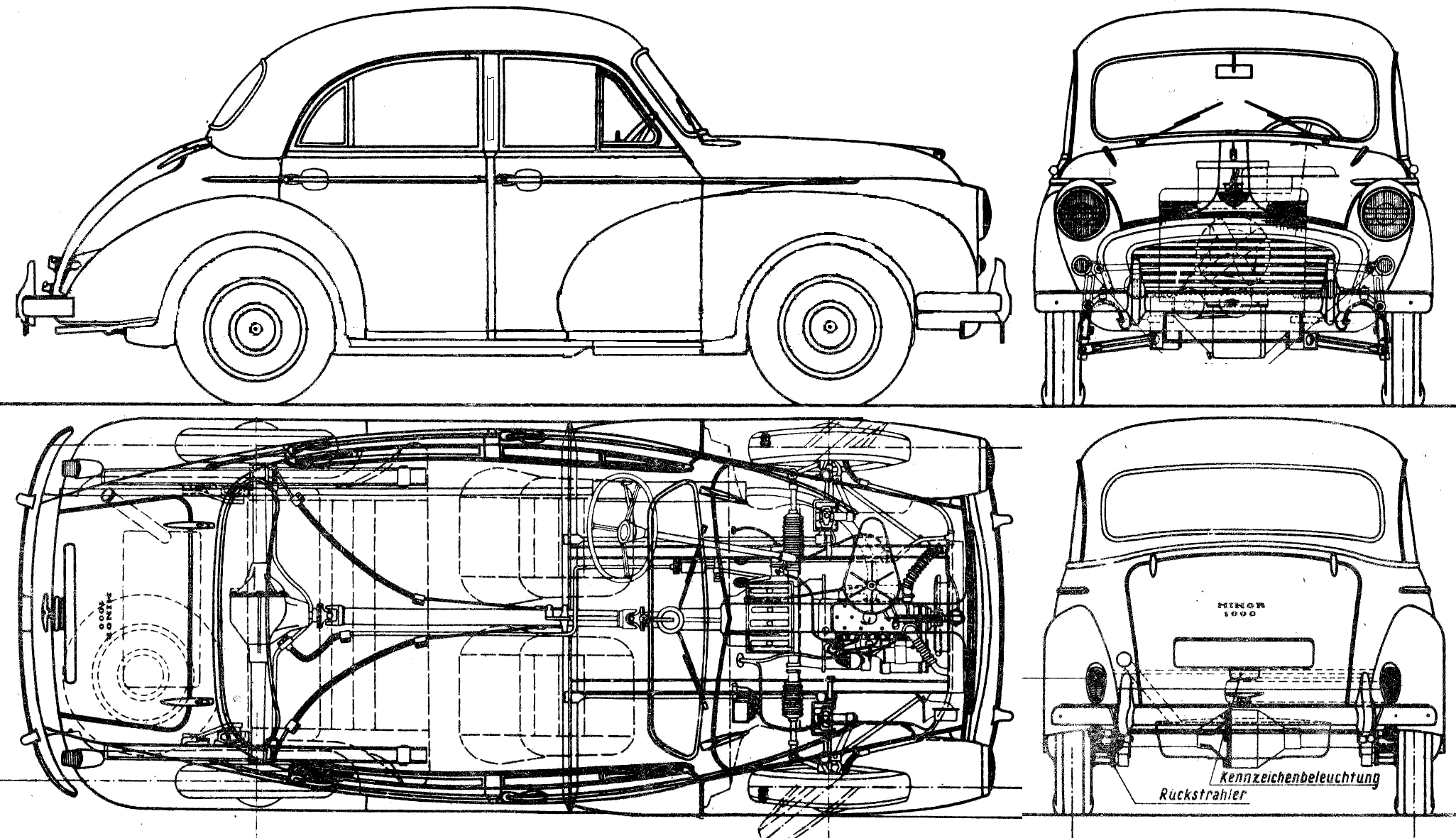 1956 Morris Minor 1000 Sedan