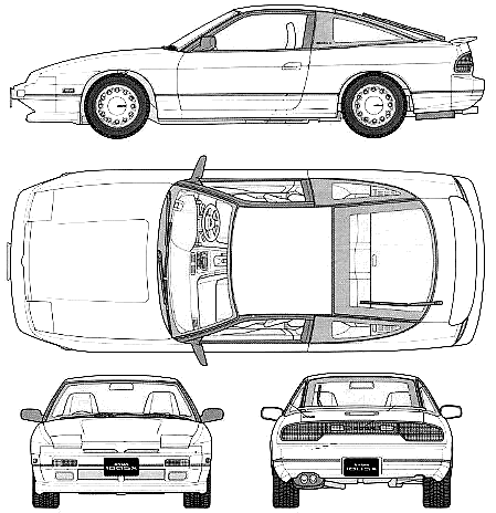 Nissan 240sx blueprints #8