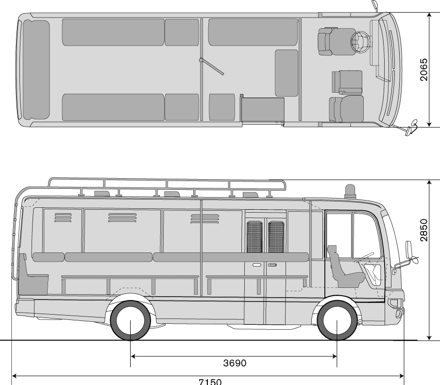 Nissan civilian bus specifications #9