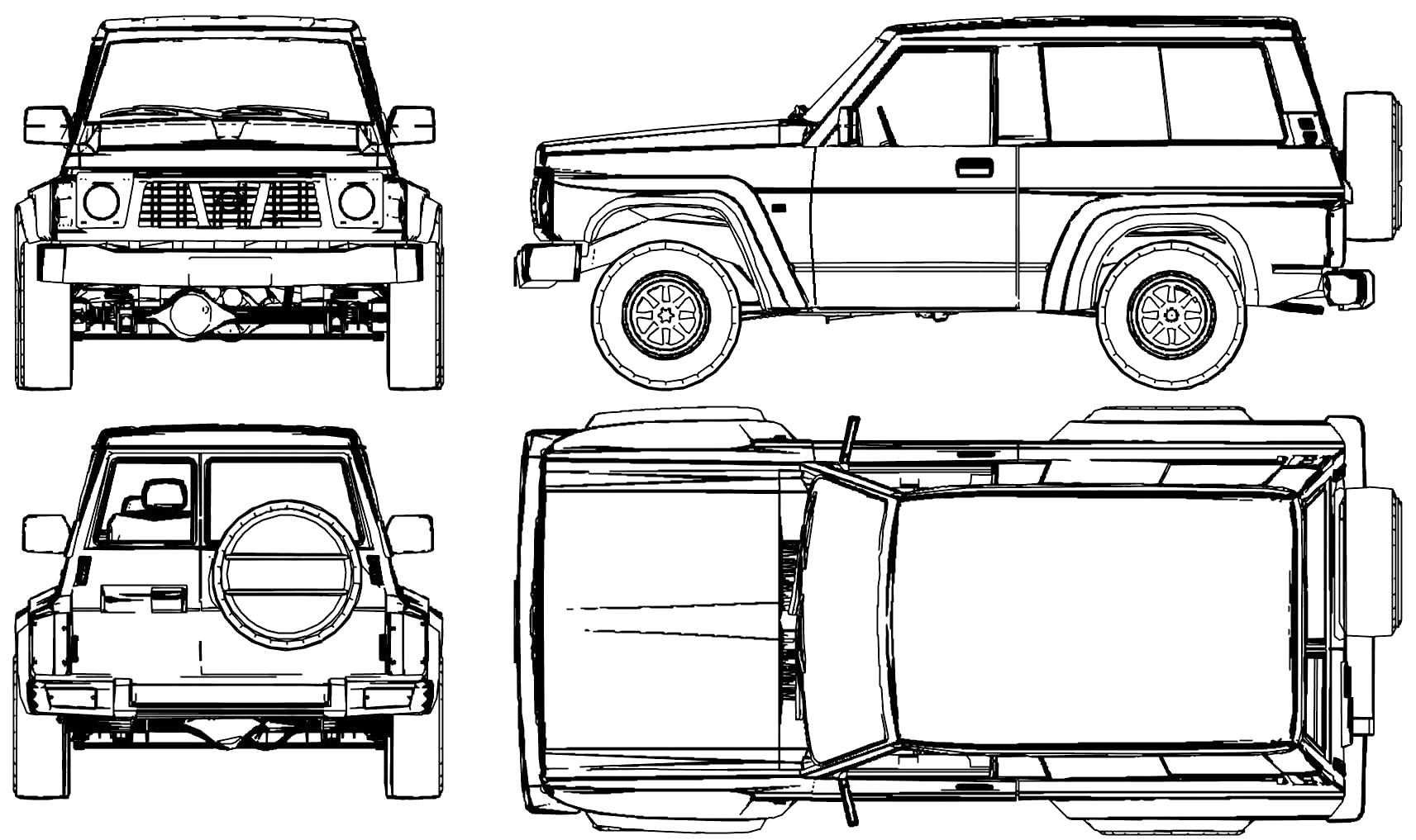 Nissan patrol drawings #5
