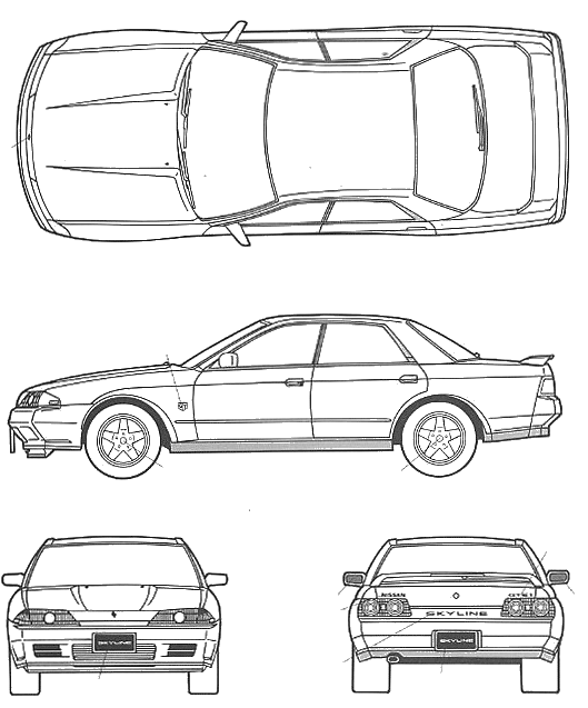 Nissan Skyline R32 Wallpaper. Nissan Skyline R32 Body Kits