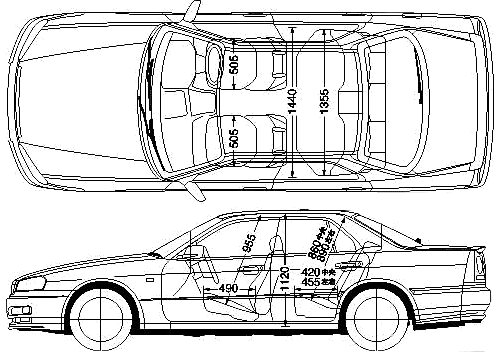 2001 Nissan Skyline R34 4-door