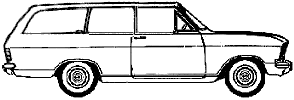 1970 opel wagon