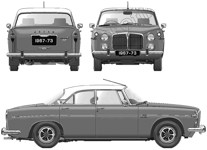Rover 3.5 Coupe. 1967 Rover P5B 3.5L Mk III