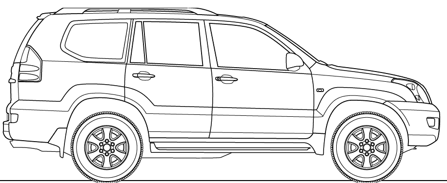 drawing of toyota #5