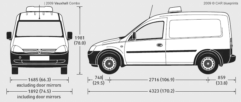 vauxhall combo van. 2009 Vauxhall Combo Van