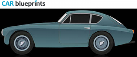 1954 AC Aceca Coupe blueprint