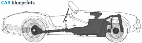 AC Cobra 289 Roadster blueprint