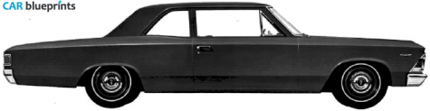 1966 Acadian Beaumont Sedan blueprint