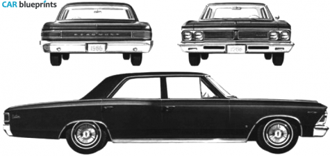 1966 Acadian Beaumont Sedan blueprint