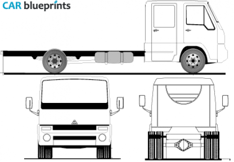 2009 Agrale 8500CE Truck blueprint