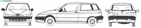 1994 Alfa Romeo 145 Hatchback blueprint