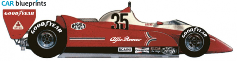 1979 Alfa Romeo 179 F1 OW blueprint