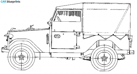 1952 Alfa Romeo 1900M Truck blueprint