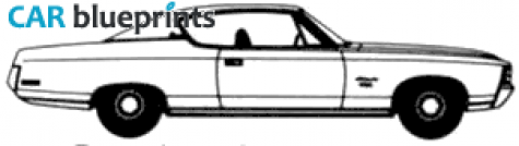 1971 AMC Ambassador Brougham 2-door Hardtop Coupe blueprint