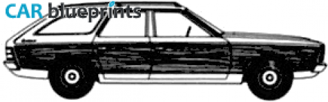 1971 AMC Hornet Sportabout D/L Wagon blueprint