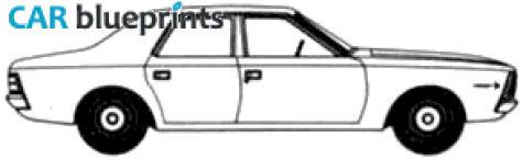 1971 AMC Hornet SST 4-door Sedan blueprint