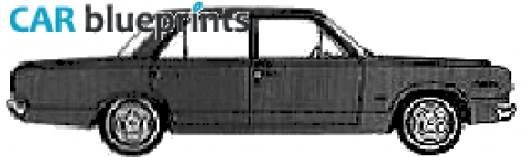 1967 AMC Rambler American 220 4-door Sedan blueprint