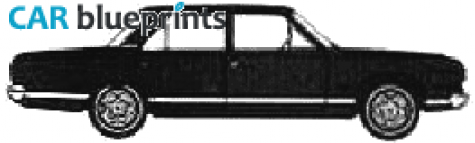 1967 AMC Rambler American 440 4-door Sedan blueprint