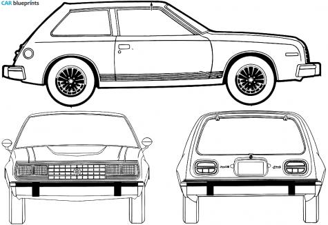 1980 AMC Spirit Coupe blueprint