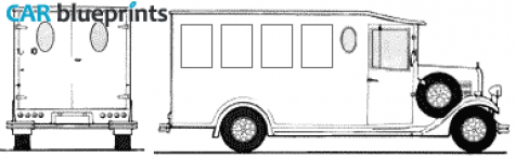 2009 Asquith Mascot Bus blueprint