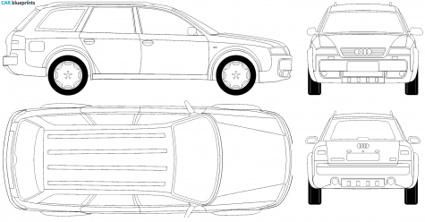 2003 Audi Allroad C5 Quattro Wagon blueprint