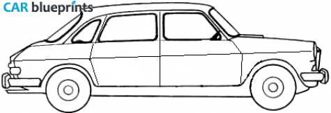 1964 Austin 1800 Sedan blueprint