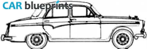 1957 Austin A105 Sedan blueprint