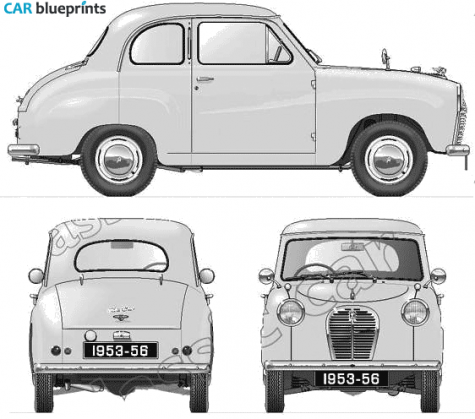 1955 Austin A30 Sedan blueprint