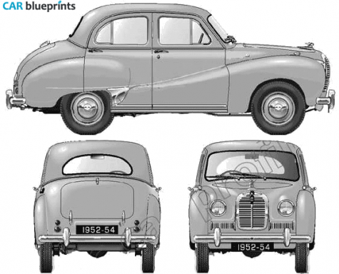 1952 Austin A40 Somerset Sedan blueprint