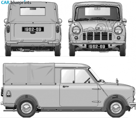 1962 Austin Mini Pickup blueprint