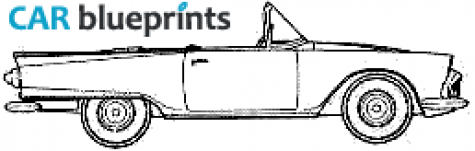 1958 Auto Union 1000SP Roadster blueprint