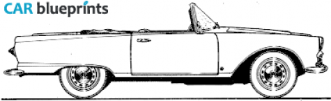 1958 Auto Union 1000SP Roadster blueprint