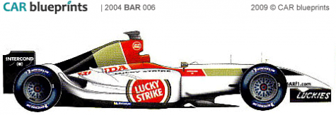 2004 BAR 006 F1 OW blueprint