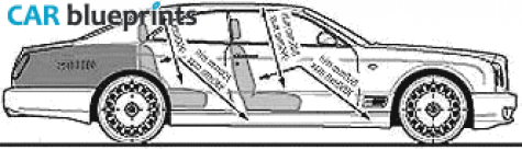 2008 Bentley Brooklands Coupe blueprint