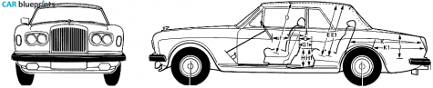 1981 Bentley Corniche Coupe blueprint