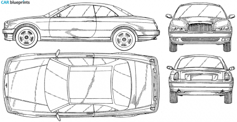 1994 Bentley Java Coupe blueprint